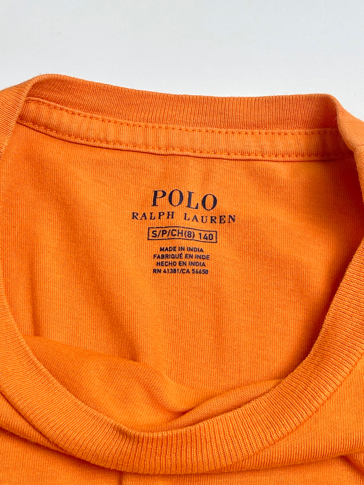 Ralph Lauren Orange Classic Pony T-Shirt