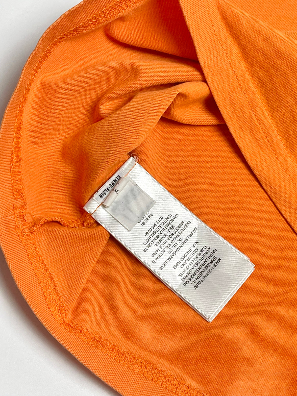 Ralph Lauren Orange Classic Pony T-Shirt