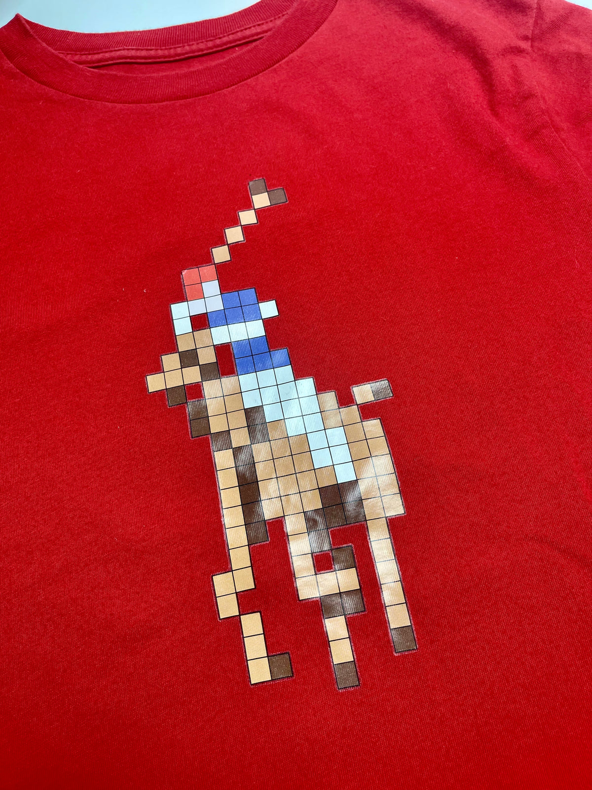 Ralph Lauren Red Pixel Pony Graphic T-Shirt