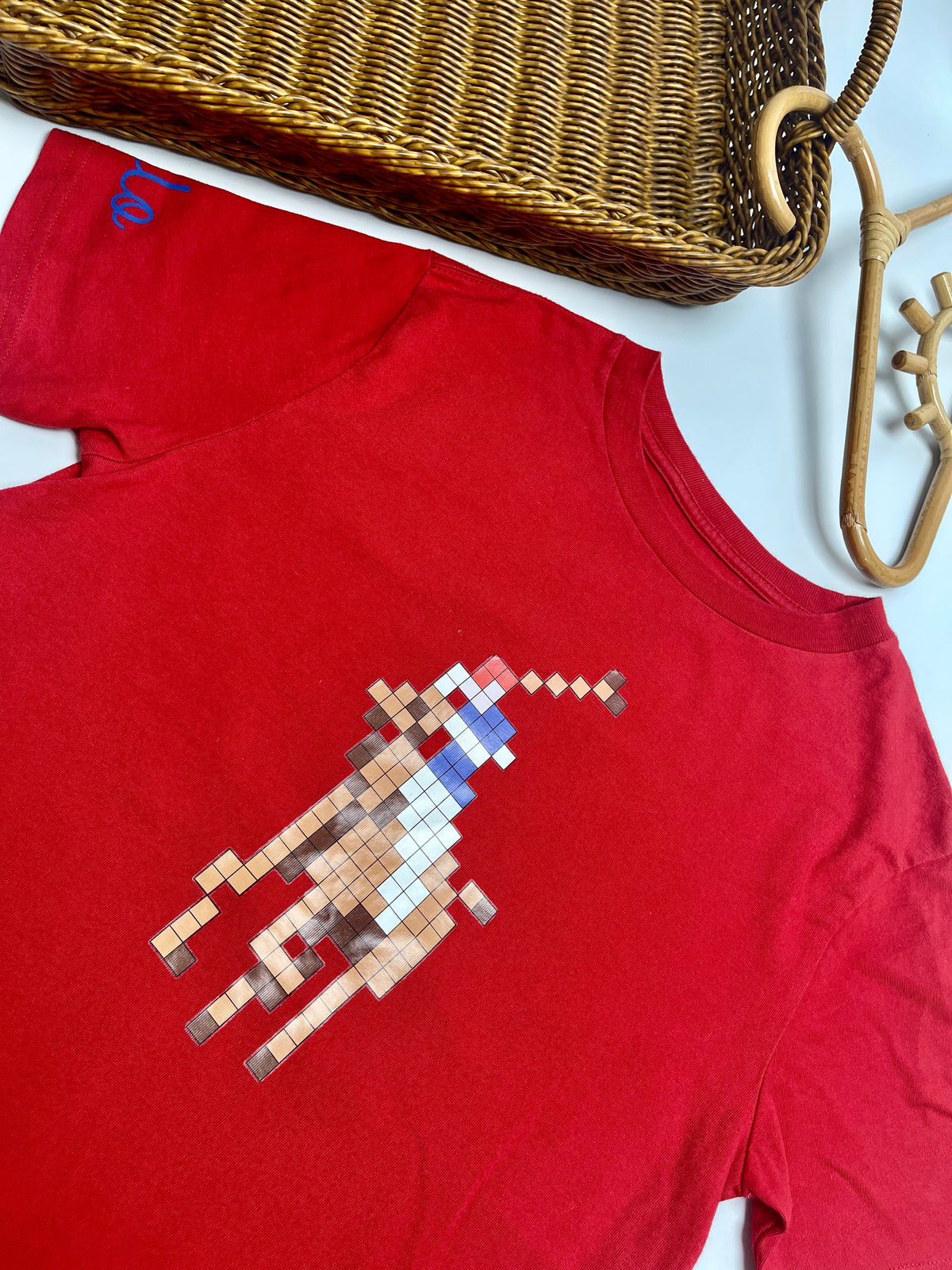 Ralph Lauren Red Pixel Pony Graphic T-Shirt