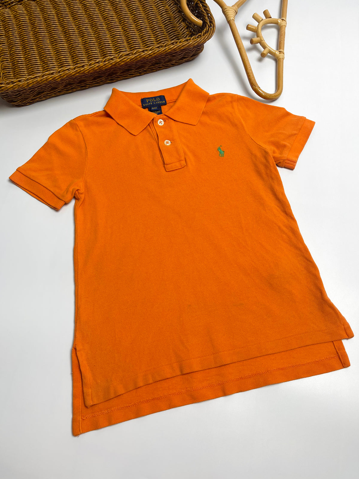 Ralph Lauren Bright Orange Classic Polo Shirt