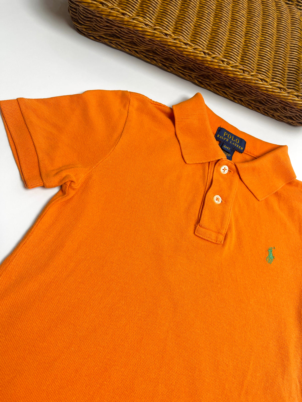 Ralph Lauren Bright Orange Classic Polo Shirt