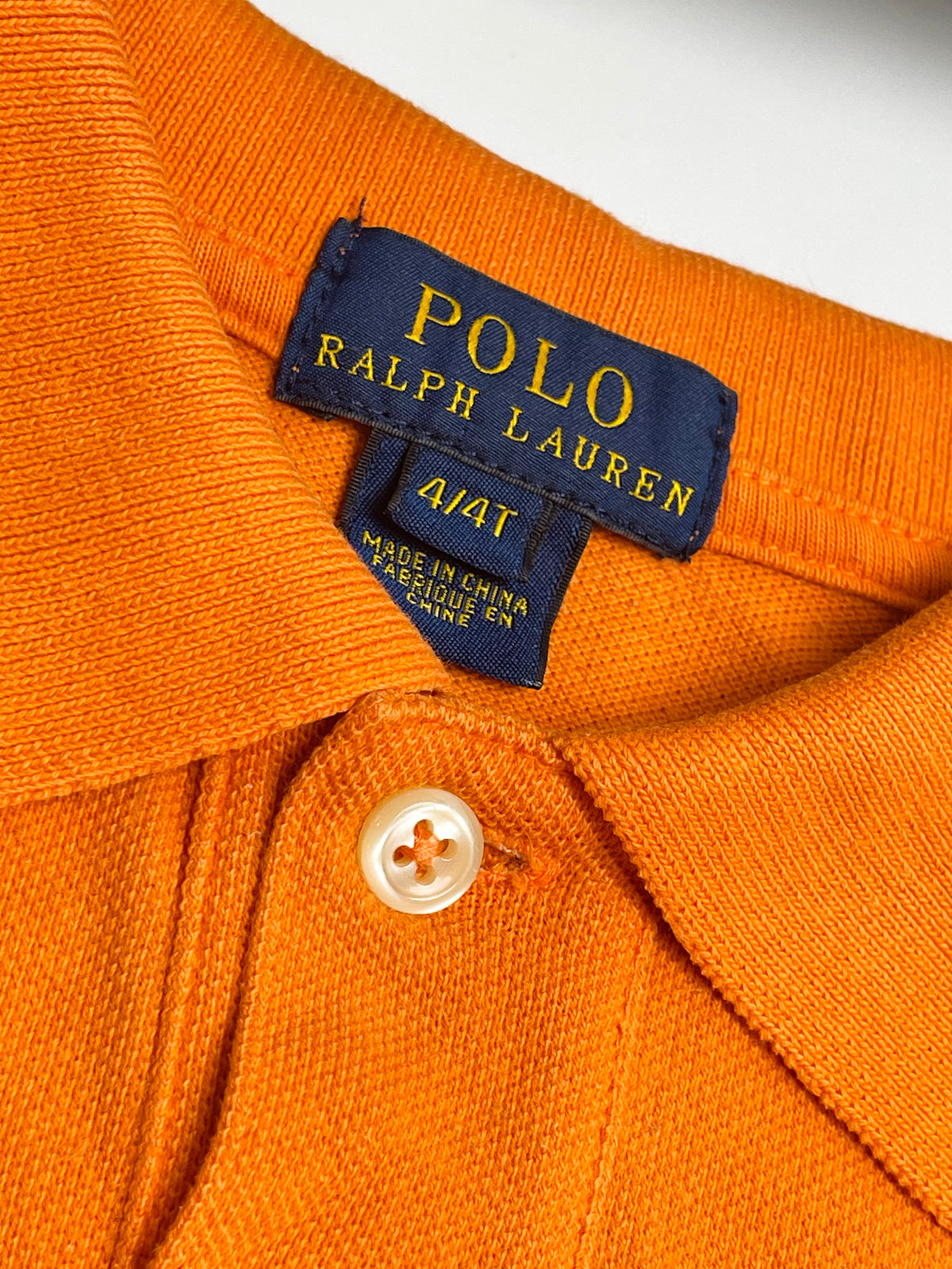 Ralph Lauren Bright Orange Classic Polo Shirt