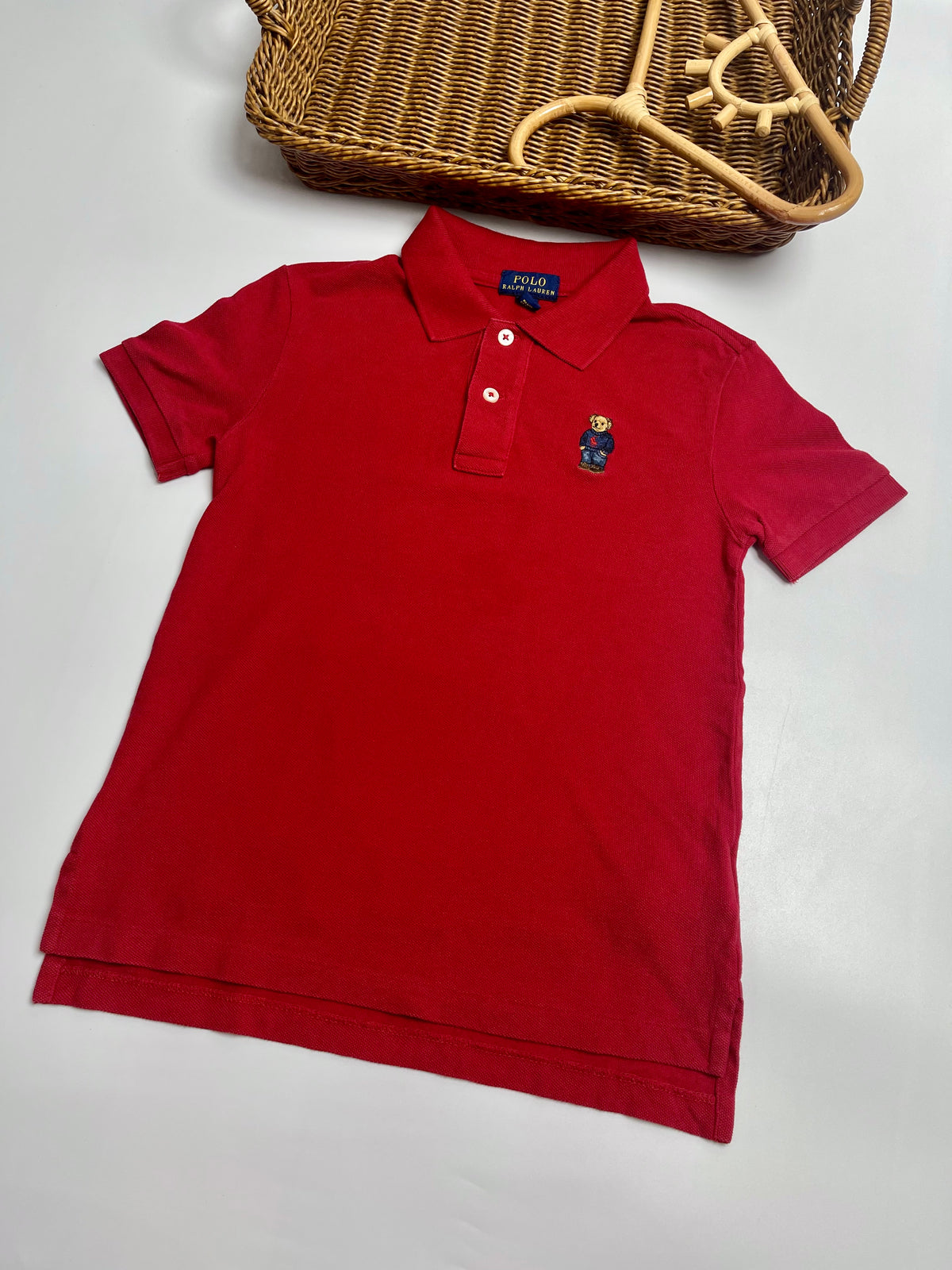 Ralph Lauren Red Polo Bear Polo Shirt