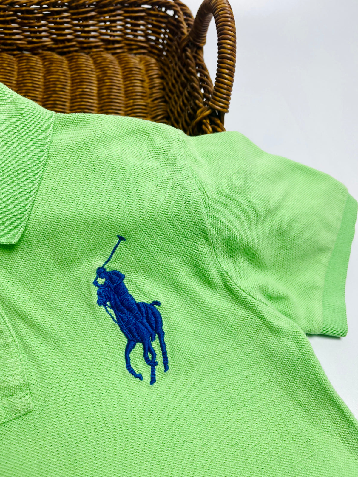 Ralph Lauren Lime Green Big Pony Polo Shirt