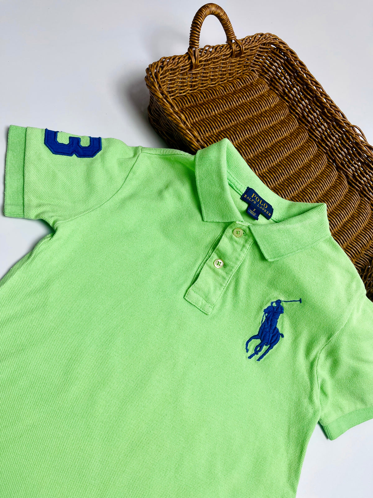 Ralph Lauren Lime Green Big Pony Polo Shirt