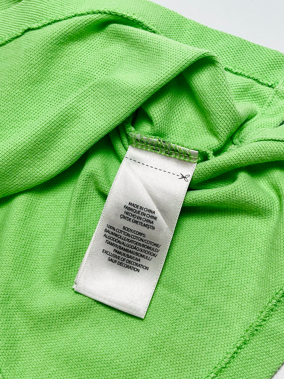 Ralph Lauren Lime Green Big Pony Polo Shirt