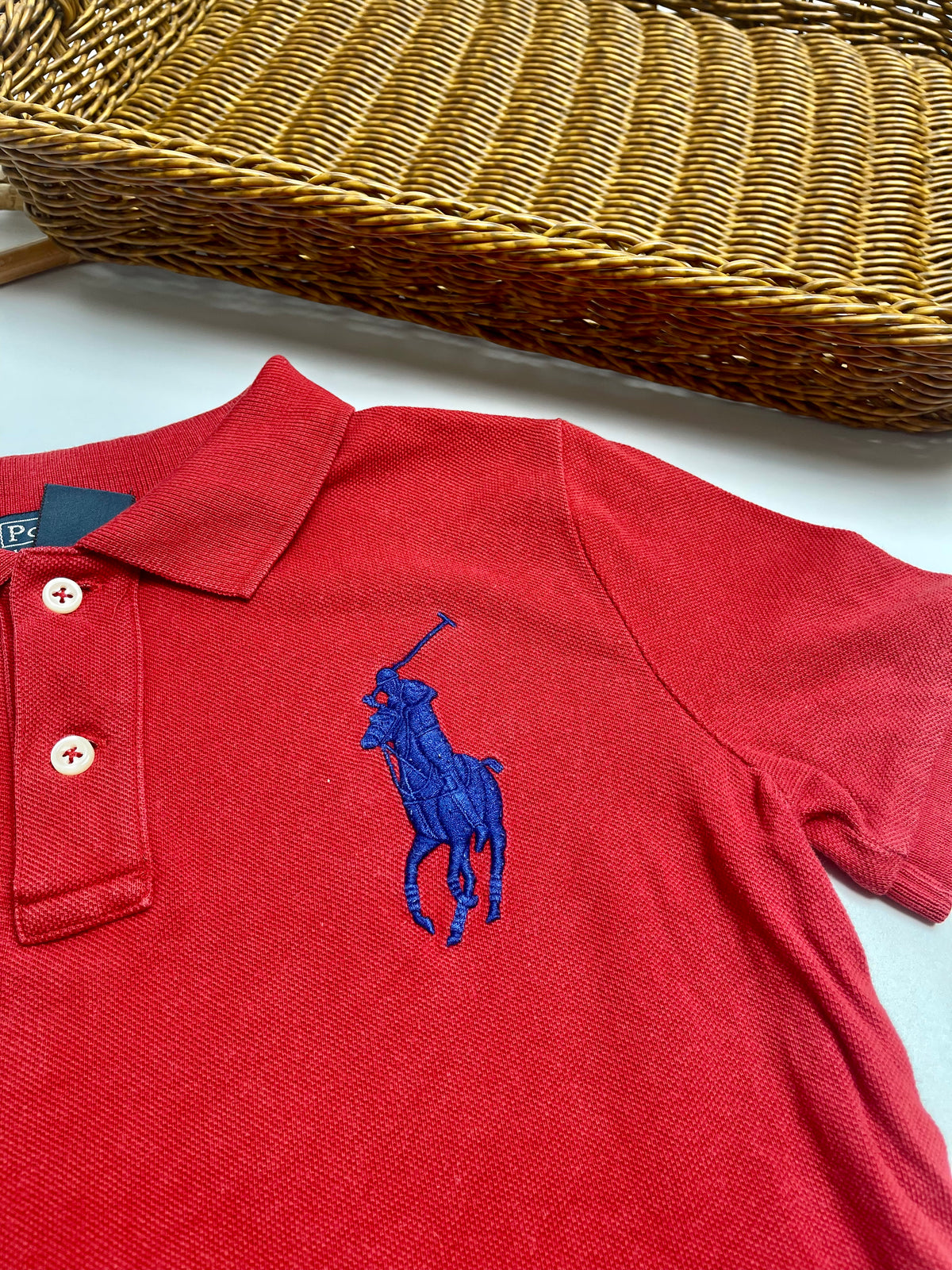 Ralph Lauren Red Big Pony Polo Shirt