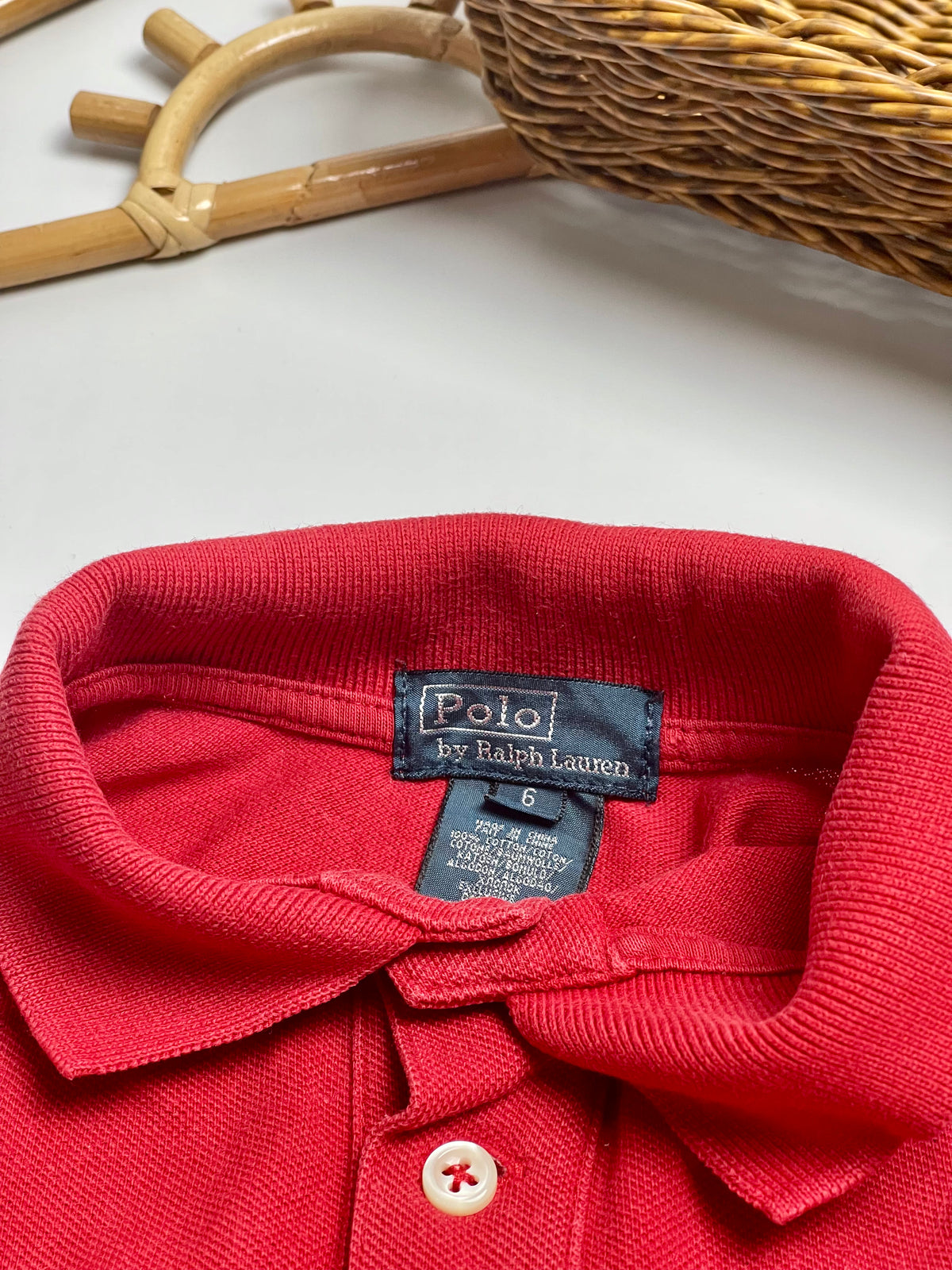 Ralph Lauren Red Big Pony Polo Shirt