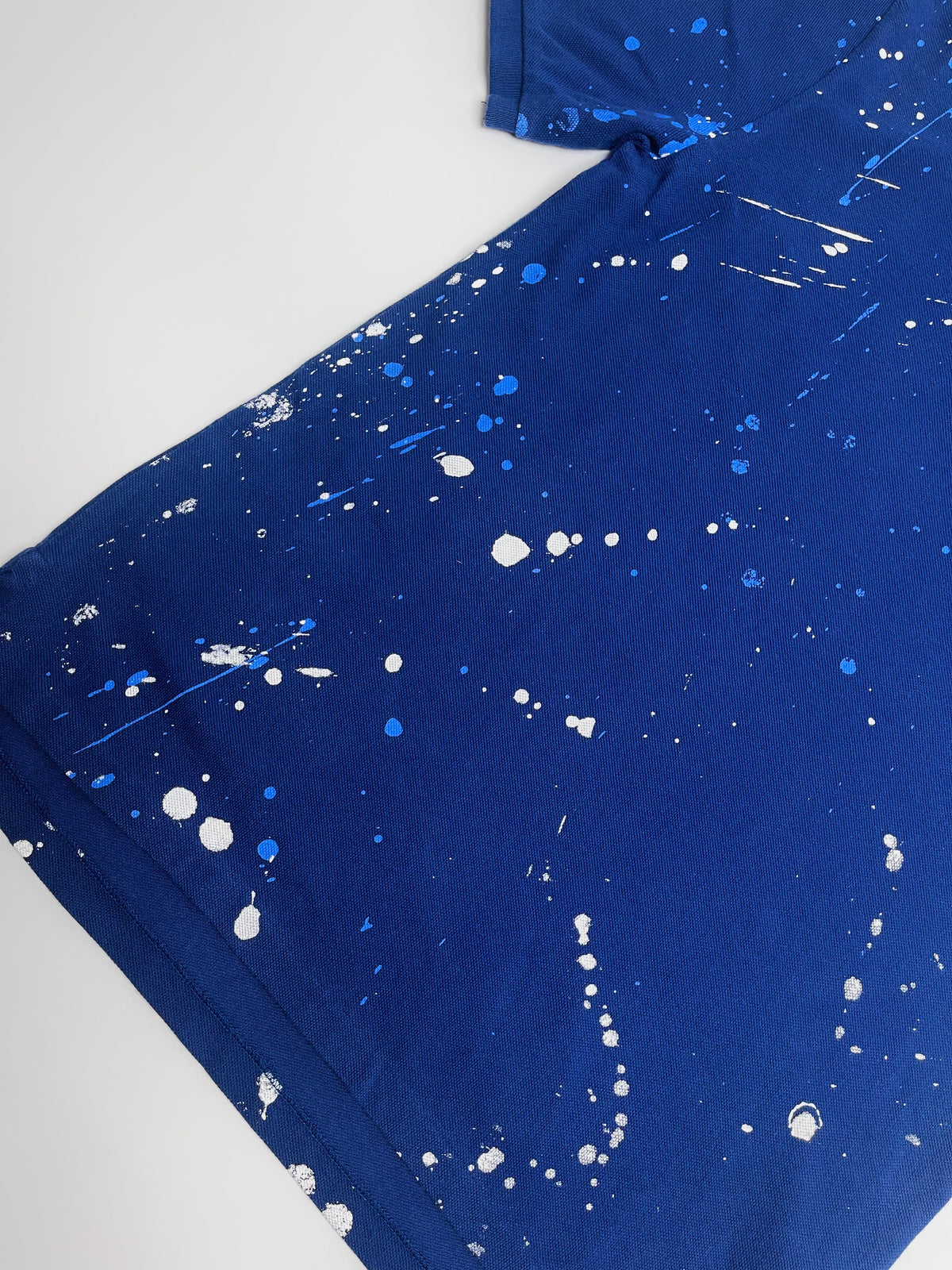 Ralph Lauren Navy Splatter Print Polo Shirt