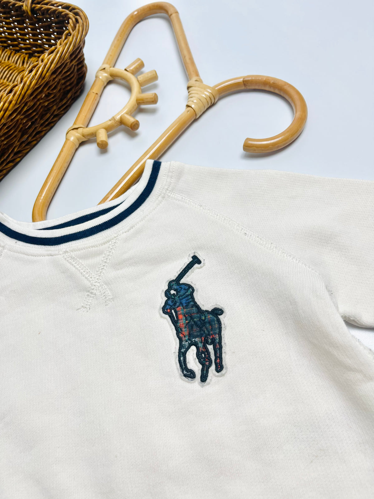 Ralph Lauren Cream Polo Pony Sweatshirt