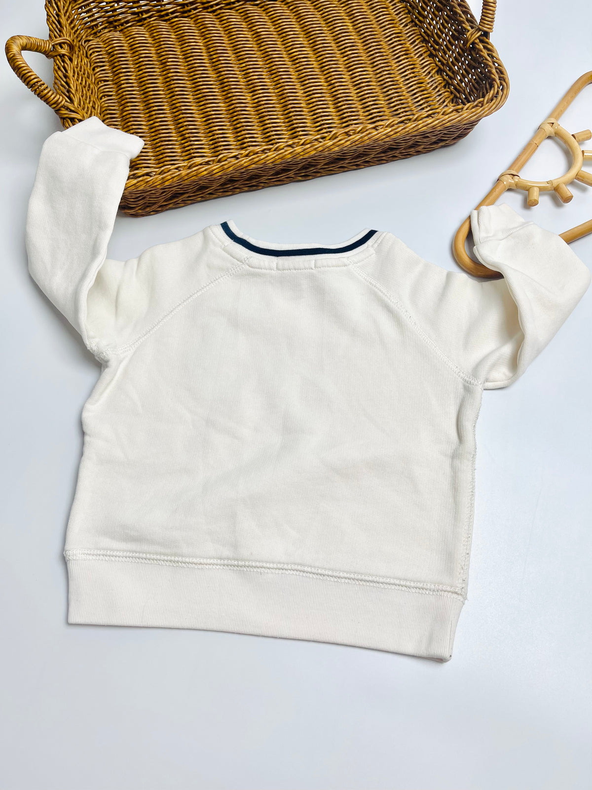 Ralph Lauren Cream Polo Pony Sweatshirt