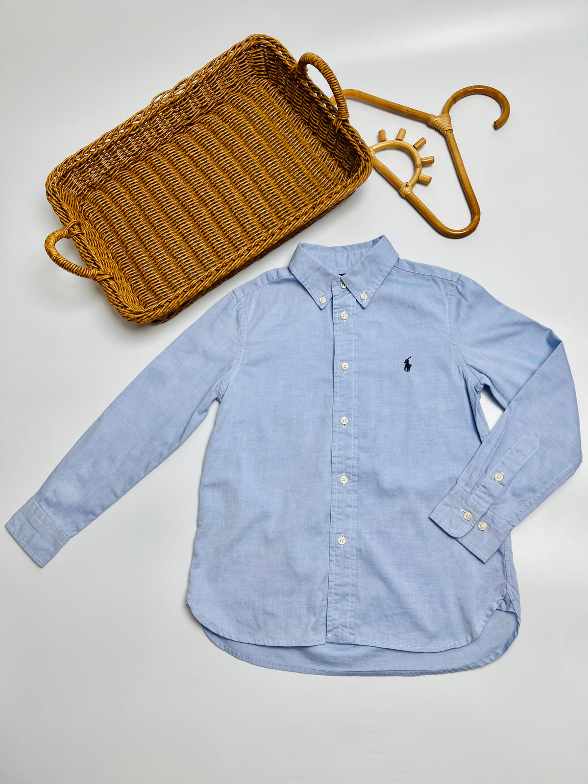 Ralph Lauren Light Blue Classic Oxford Button-Down Shirt