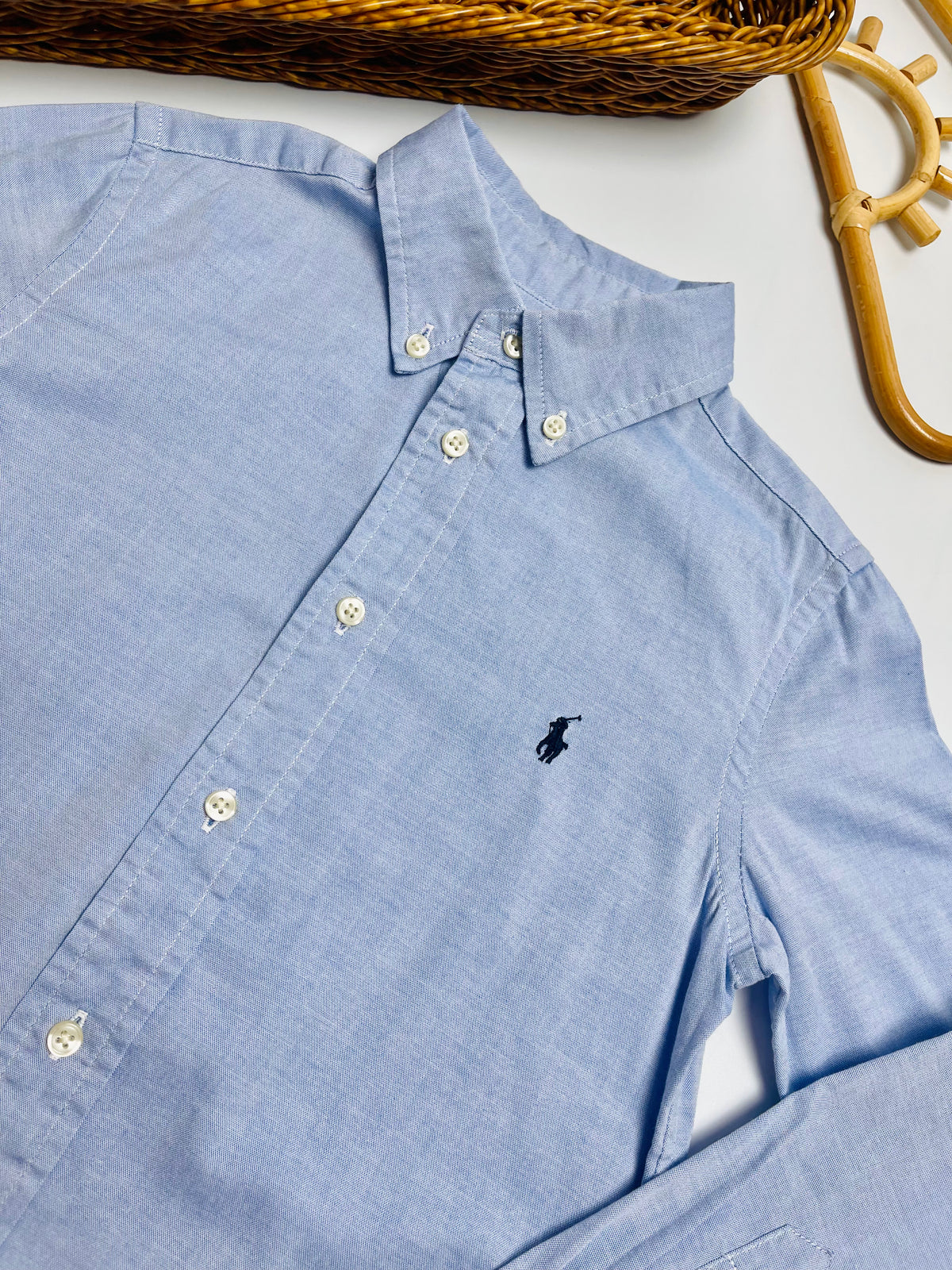 Ralph Lauren Light Blue Classic Oxford Button-Down Shirt