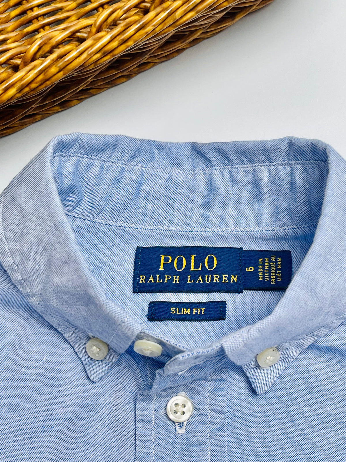 Ralph Lauren Light Blue Classic Oxford Button-Down Shirt