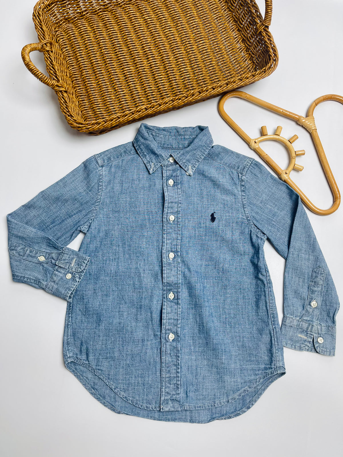 Ralph Lauren Classic Chambray Button-Down Shirt
