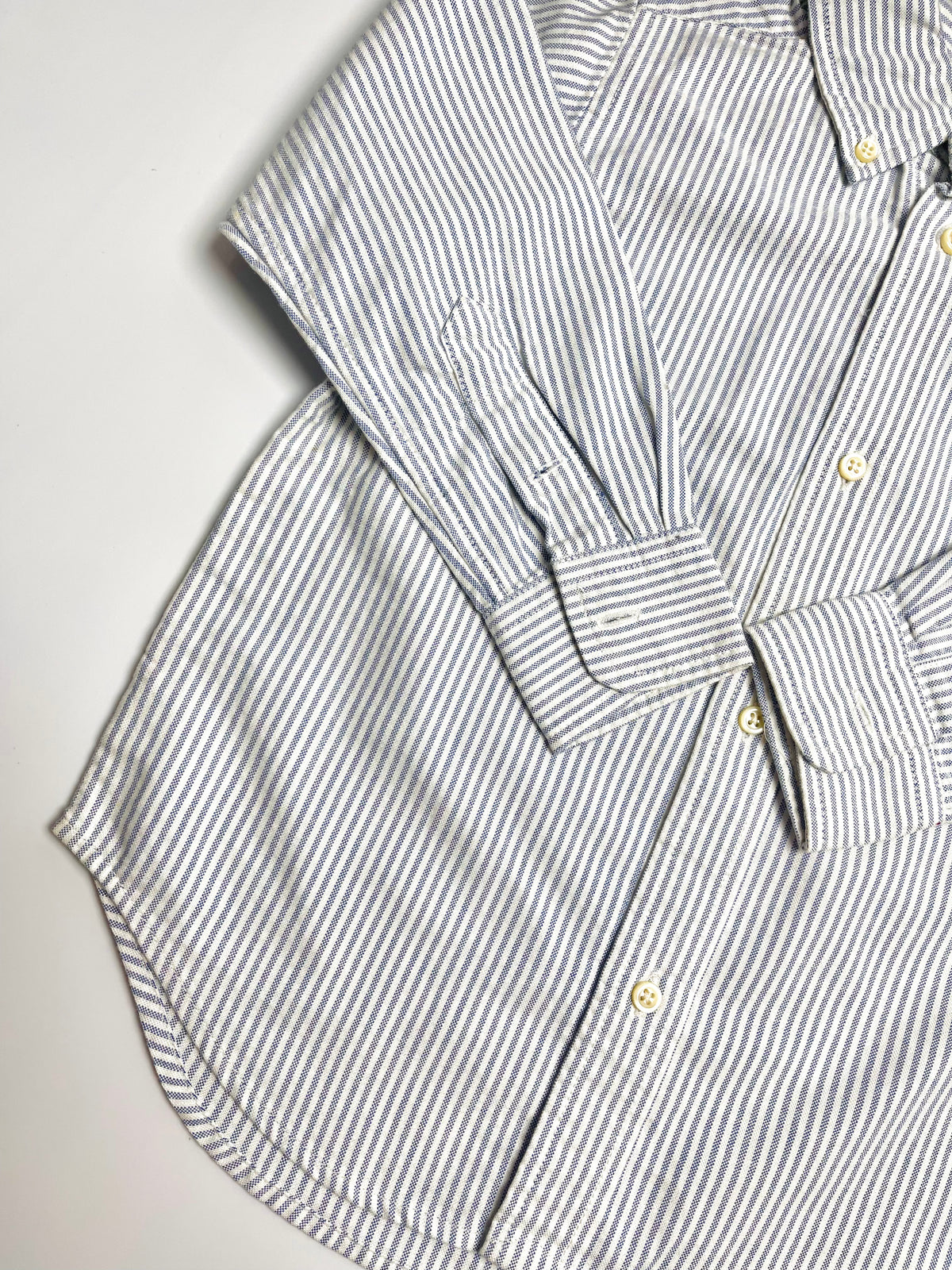 Ralph Lauren Blue & White Pinstripe Button-Down Shirt