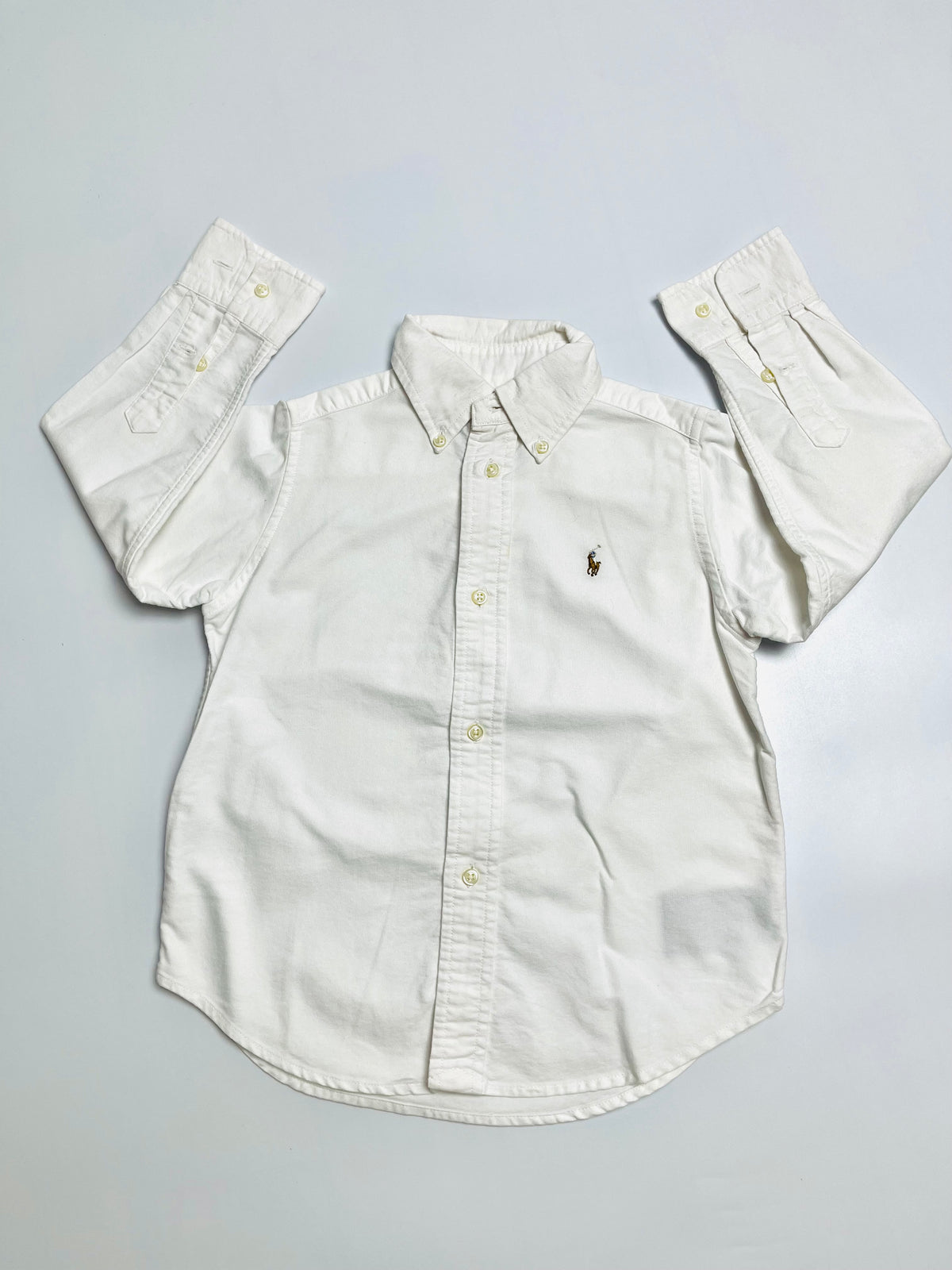 Ralph Lauren White Oxford Button-Down Shirt