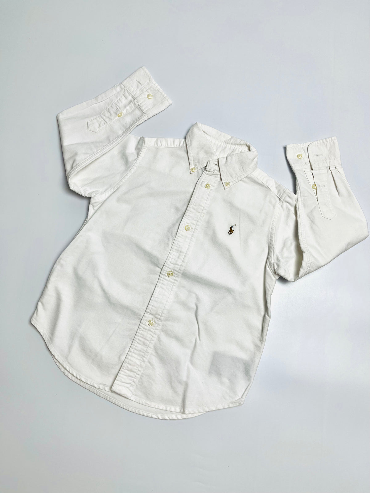 Ralph Lauren White Oxford Button-Down Shirt