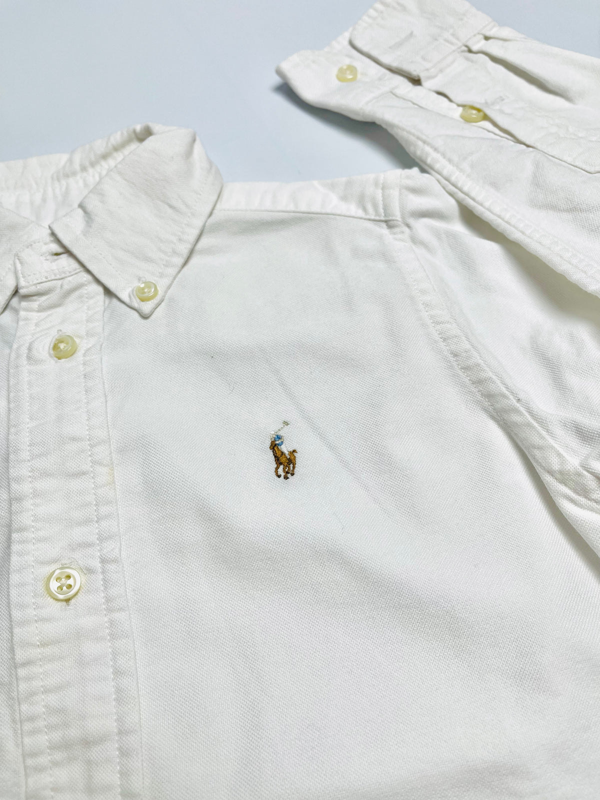 Ralph Lauren White Oxford Button-Down Shirt