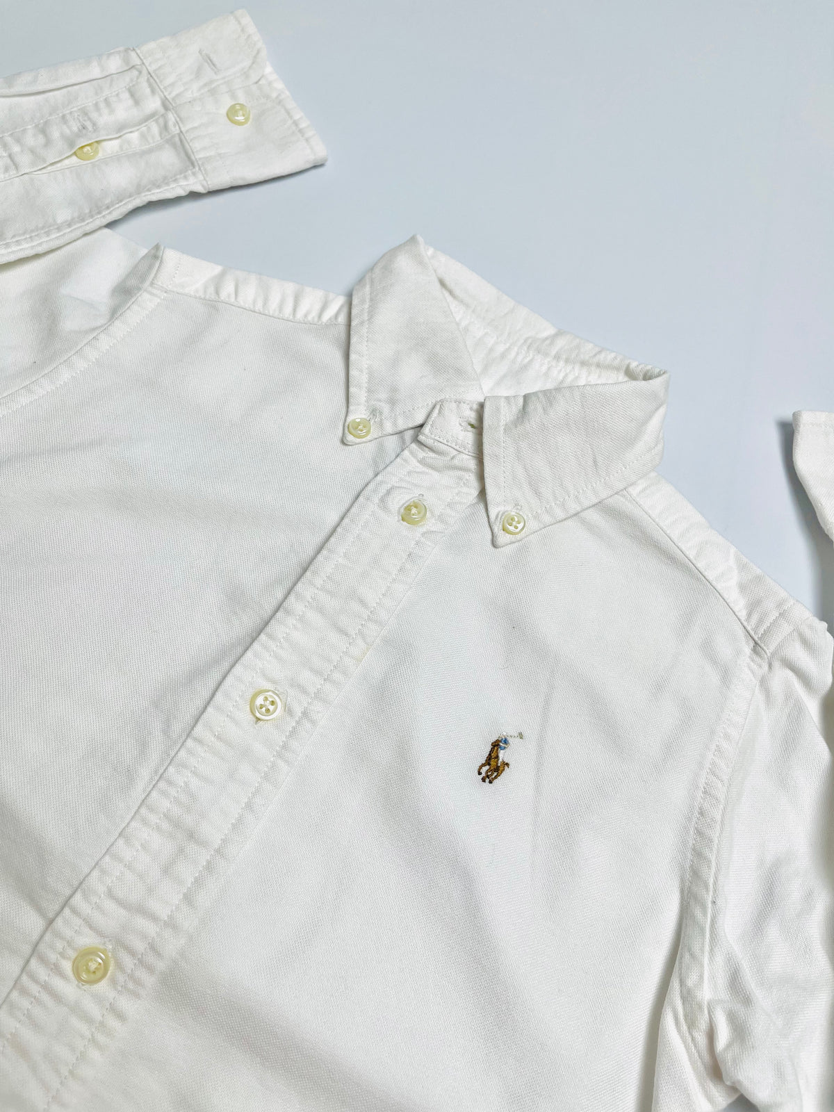 Ralph Lauren White Oxford Button-Down Shirt