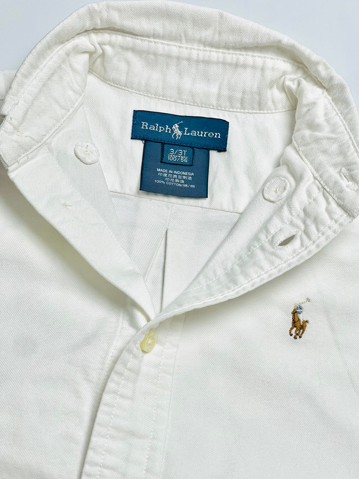 Ralph Lauren White Oxford Button-Down Shirt