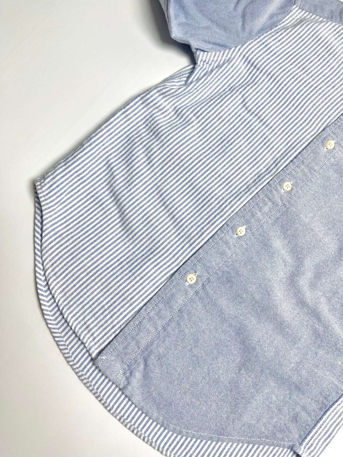Ralph Lauren Blue & White Colorblock Button-Down Shirt