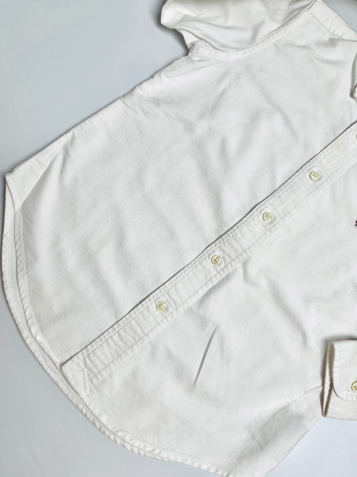 Ralph Lauren White Classic Button-Down Shirt