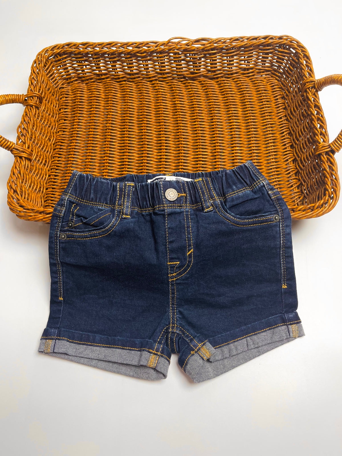 Levi’s Dark Wash Denim Shorts
