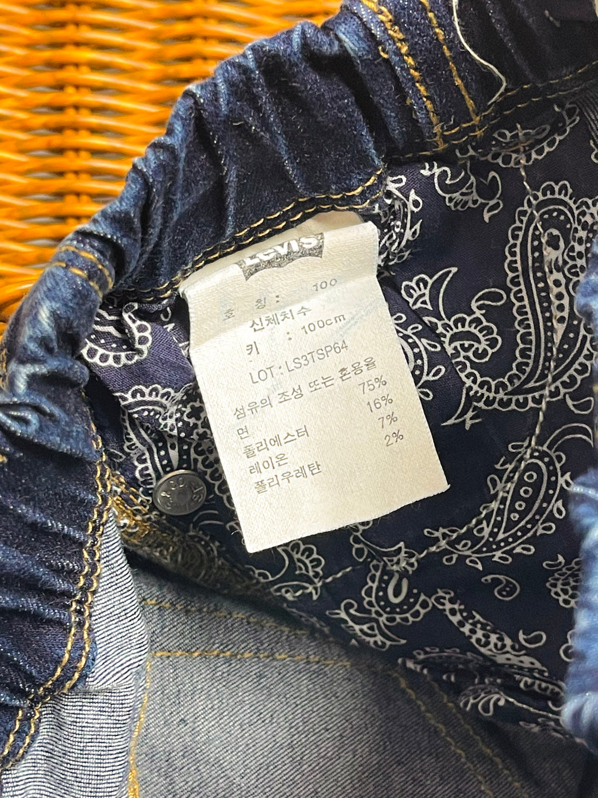 Levi’s Dark Wash Denim Shorts