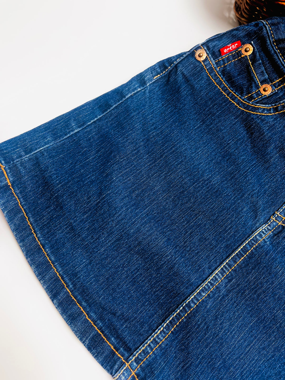 Levi’s Dark Wash Denim Skirt
