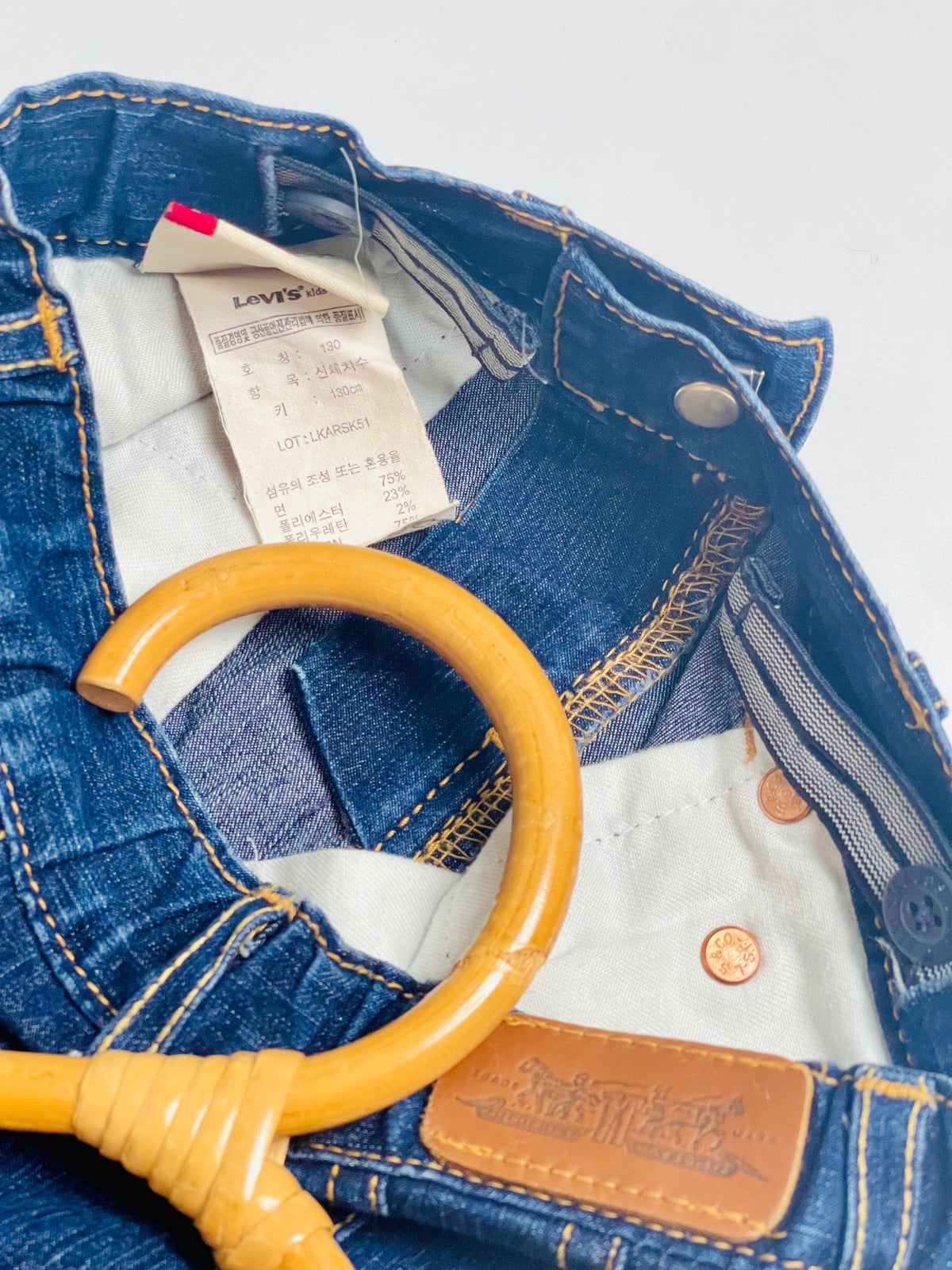 Levi’s Dark Wash Denim Skirt