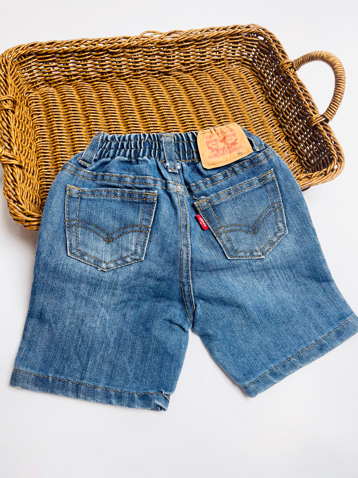 Levi’s Classic Blue Denim Shorts