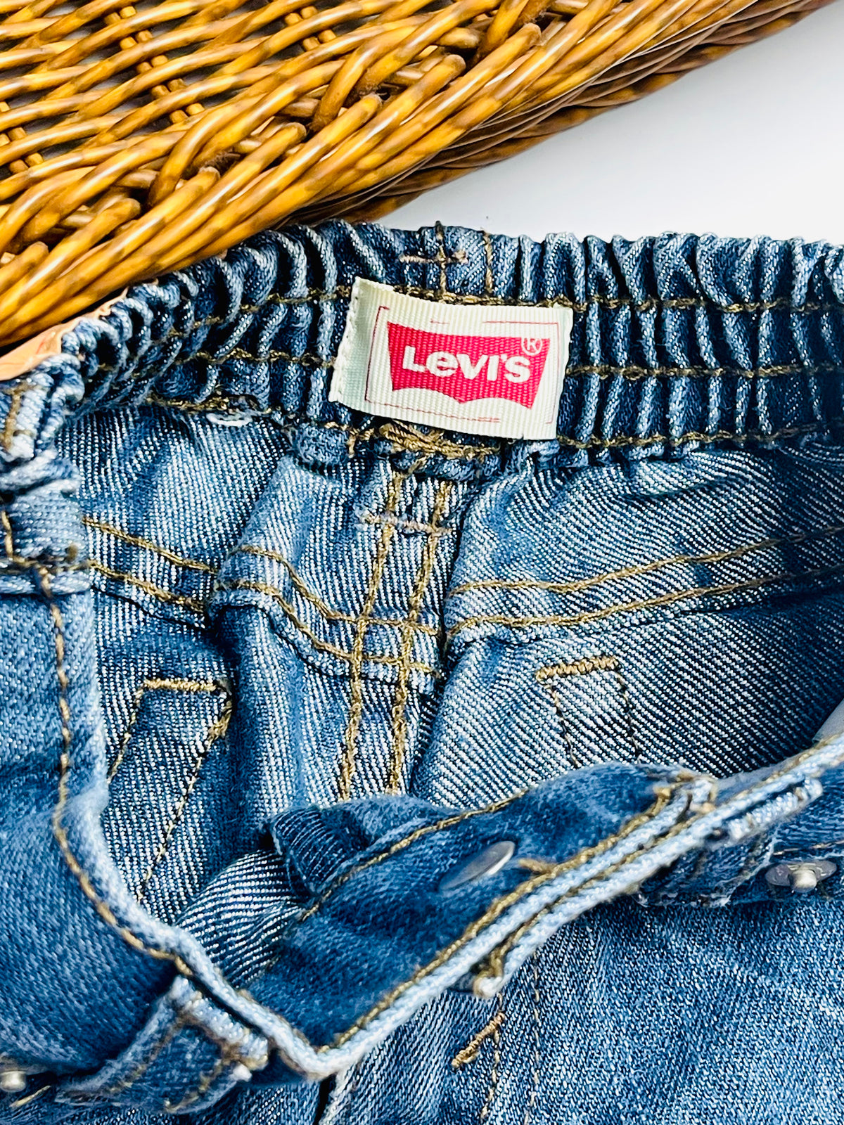 Levi’s Classic Blue Denim Shorts