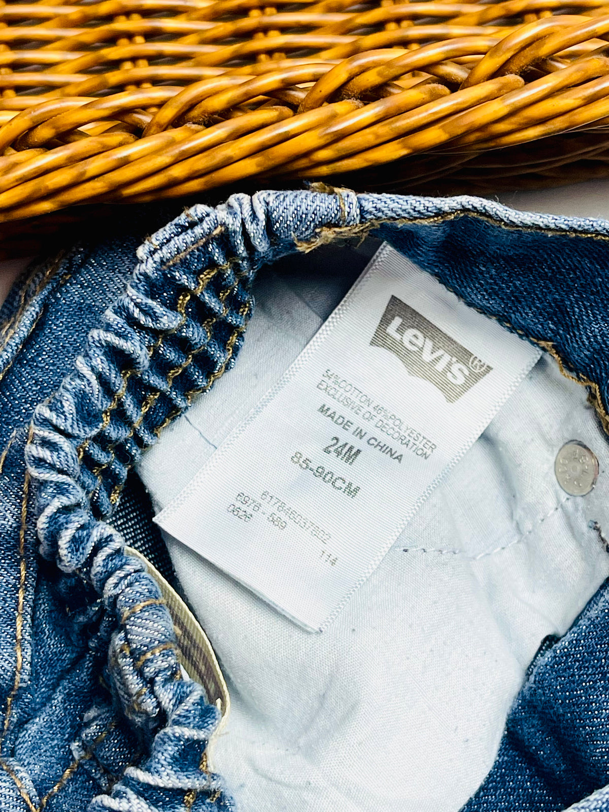 Levi’s Classic Blue Denim Shorts