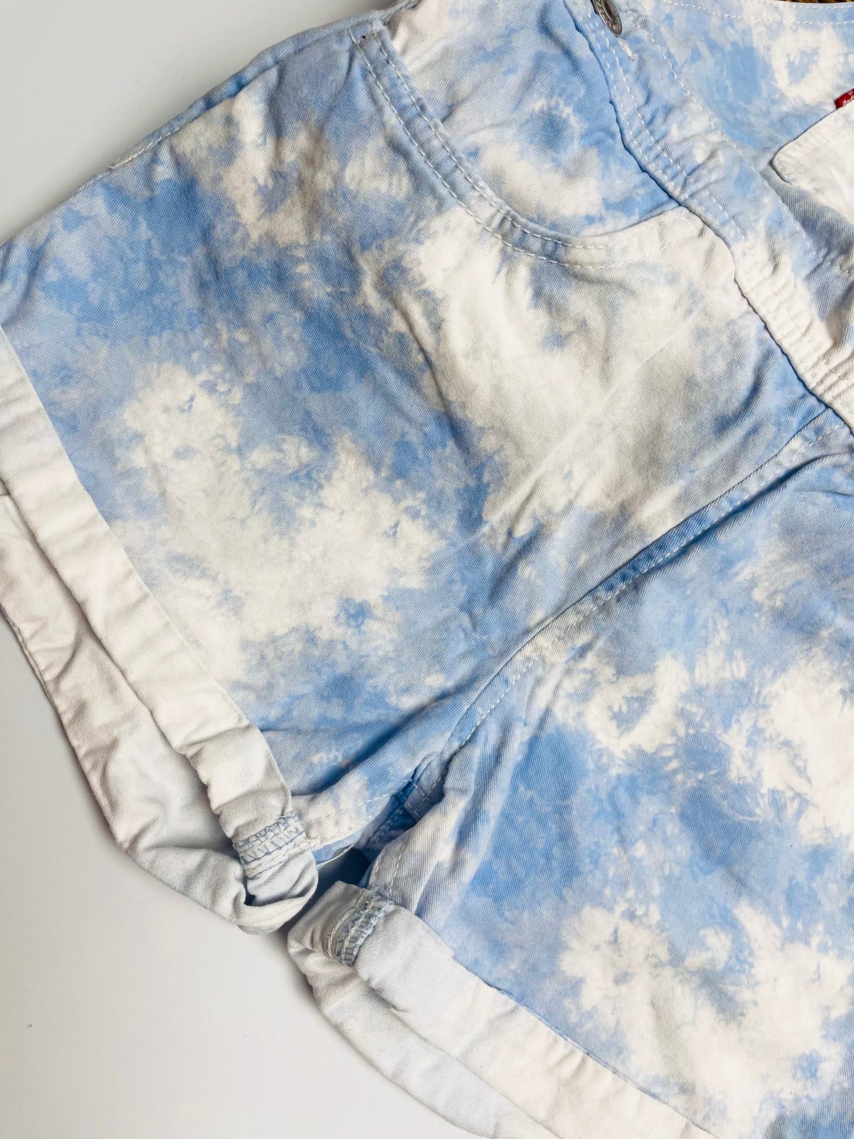 Levi’s Tie-Dye Denim Short Overalls