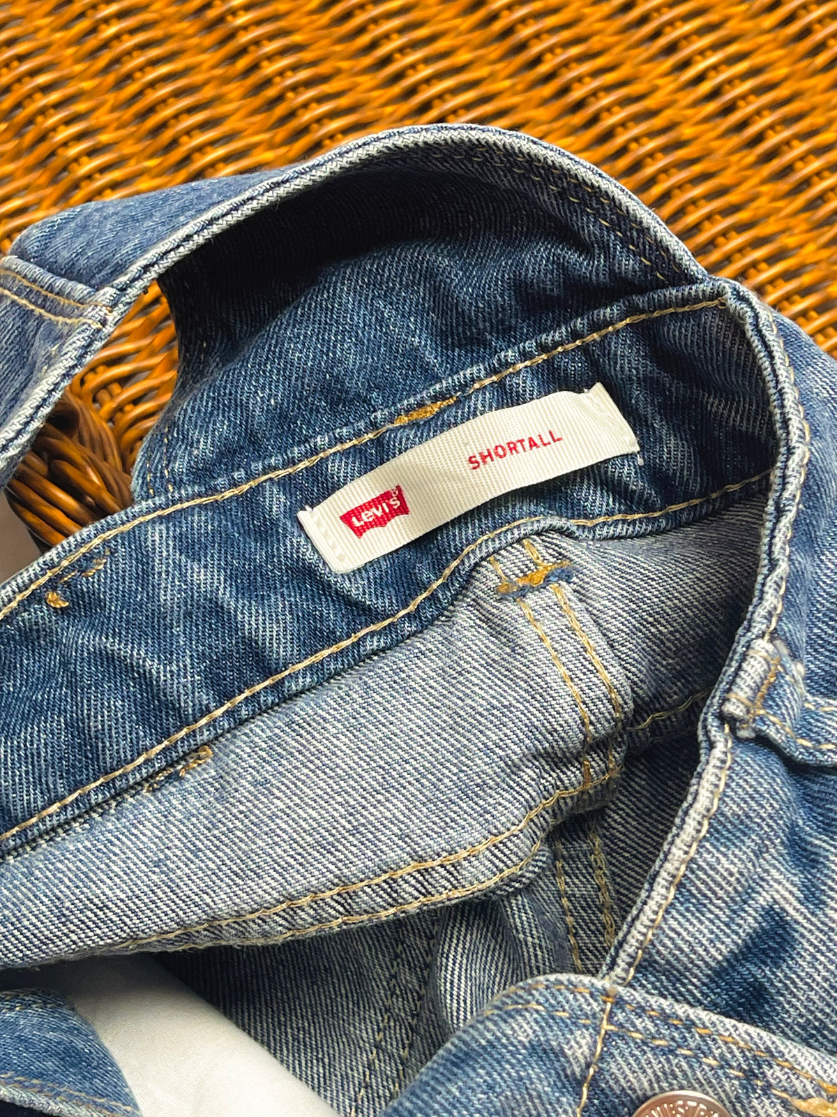 Levi’s Denim Short Overalls