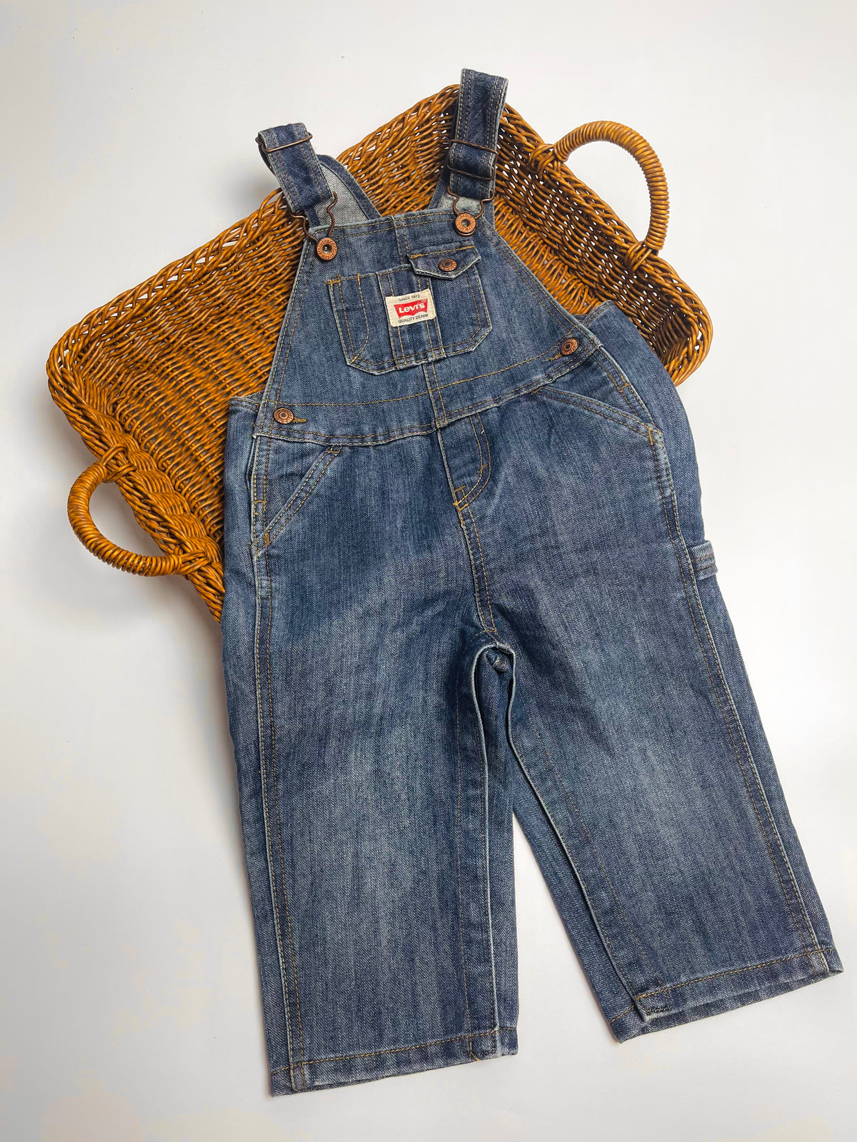 Levi’s Classic Denim Overall – Medium Wash