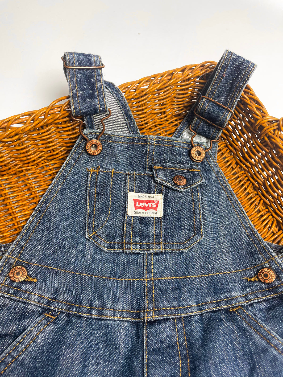 Levi’s Classic Denim Overall – Medium Wash