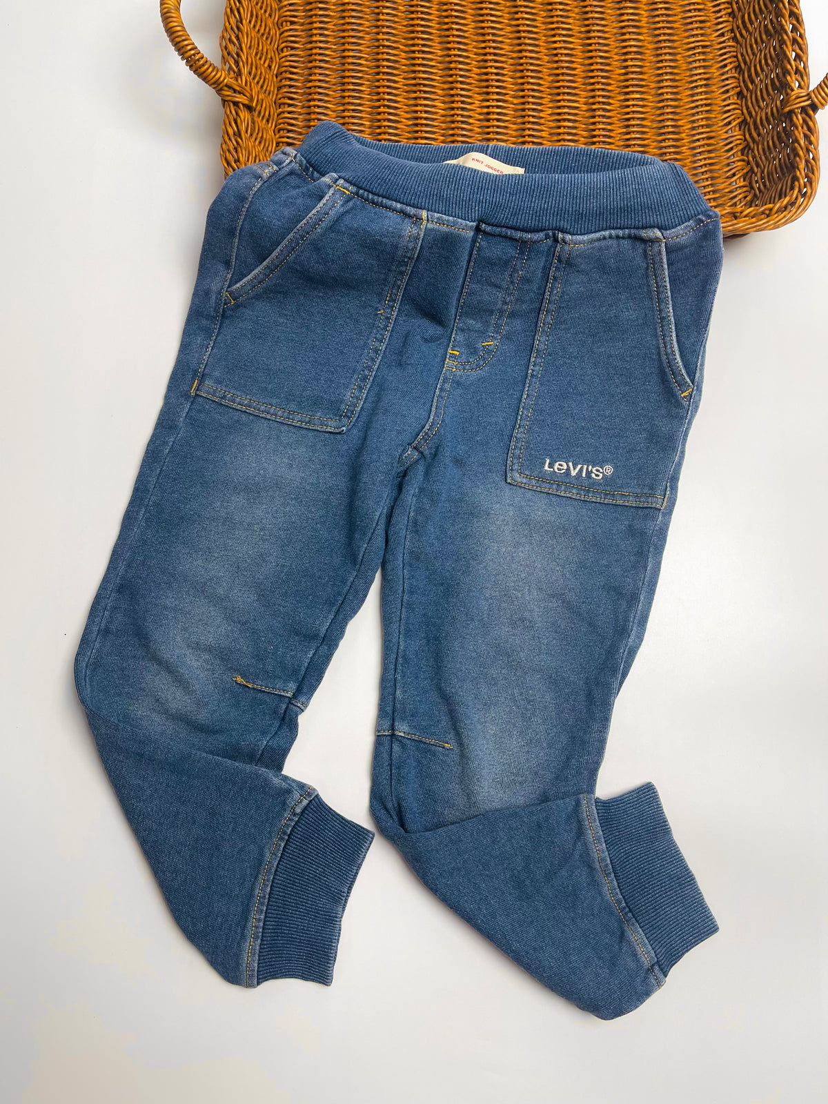 Levi’s Denim Jogger Pants – Blue