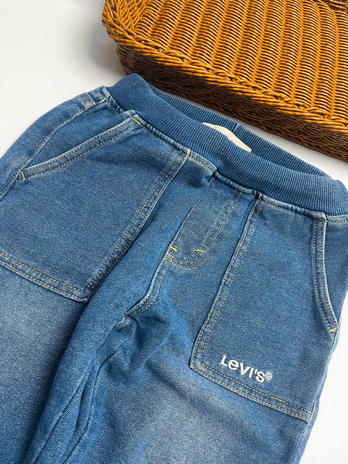Levi’s Denim Jogger Pants – Blue