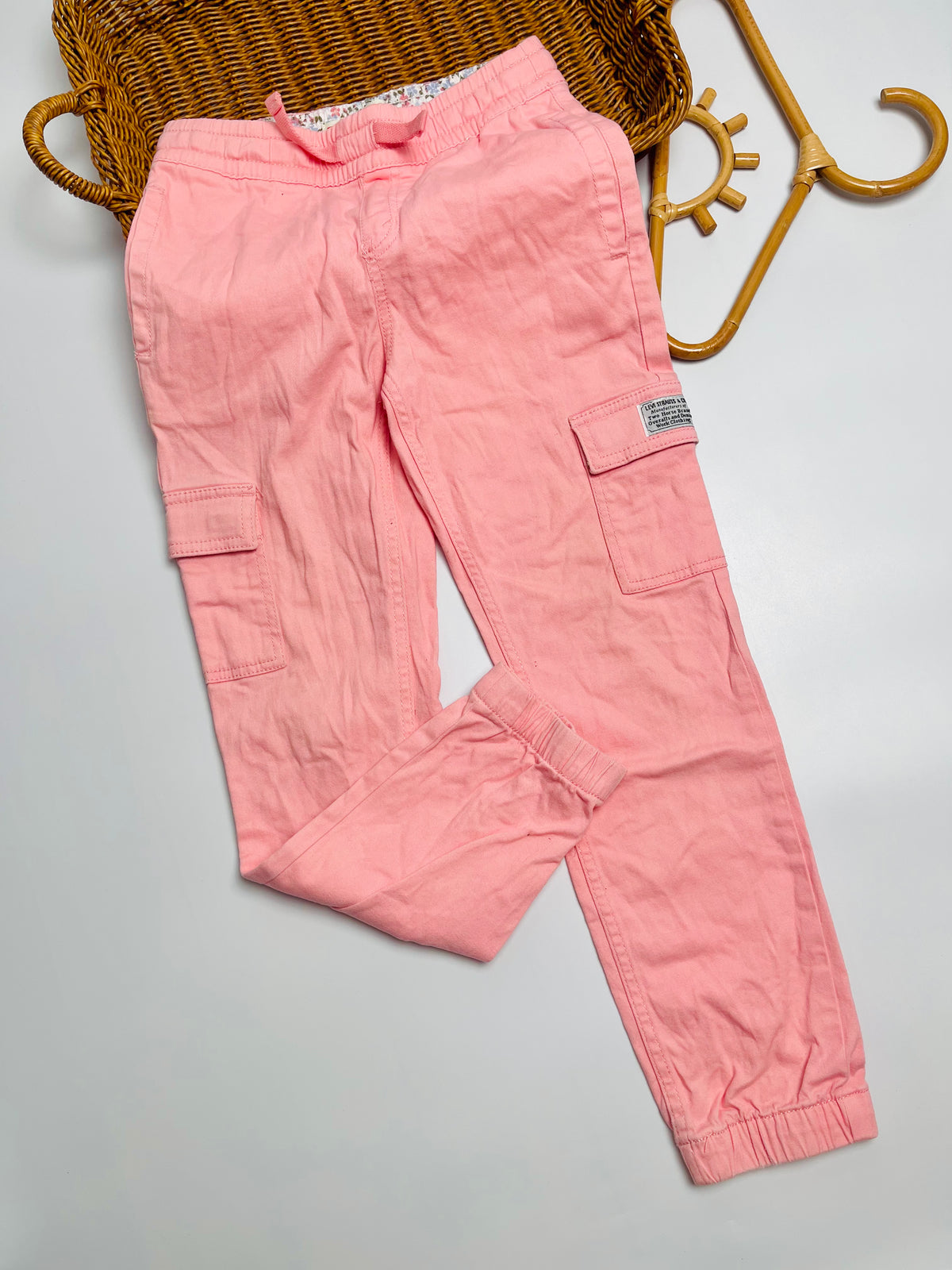 Levi’s Pink Cargo Jogger Pants