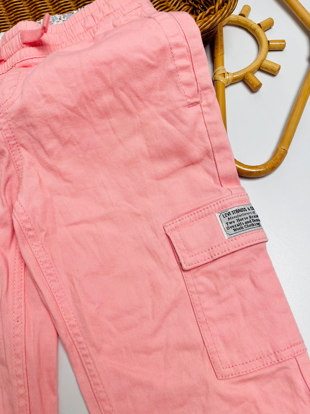 Levi’s Pink Cargo Jogger Pants