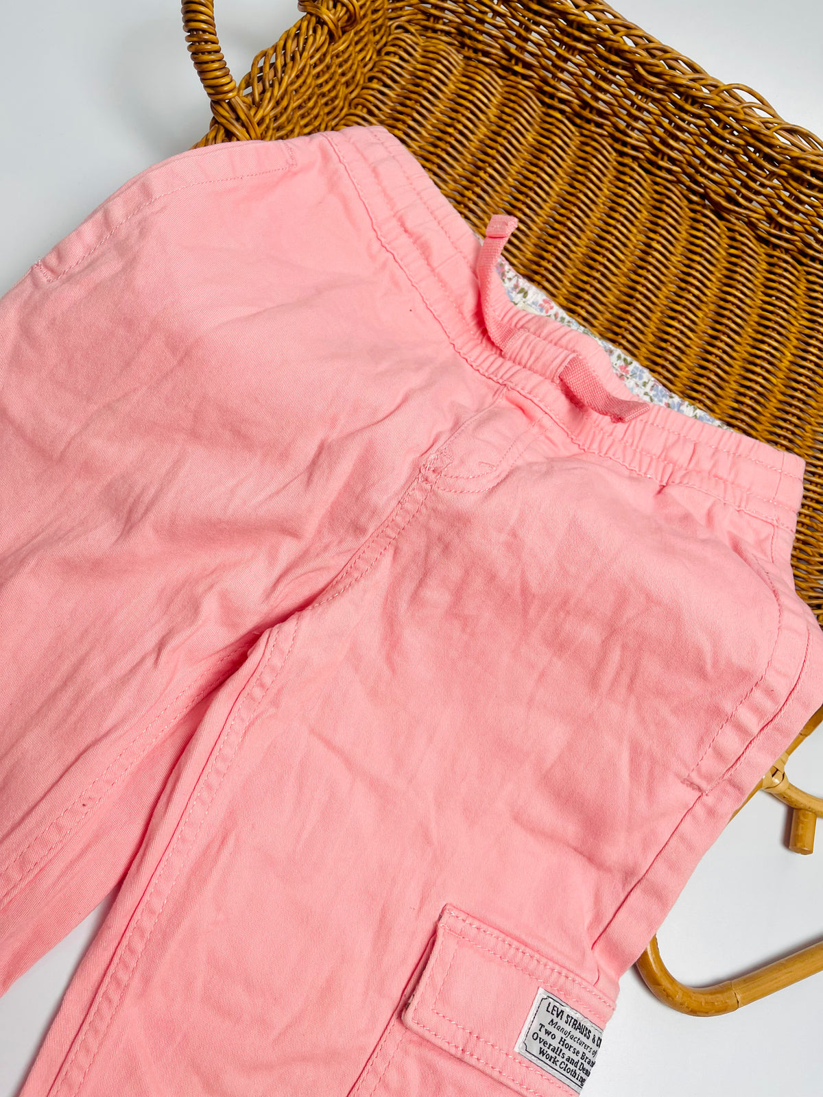 Levi’s Pink Cargo Jogger Pants