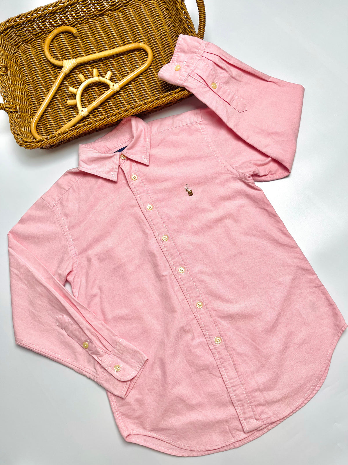 Ralph Lauren Pink Classic Button-Down Shirt