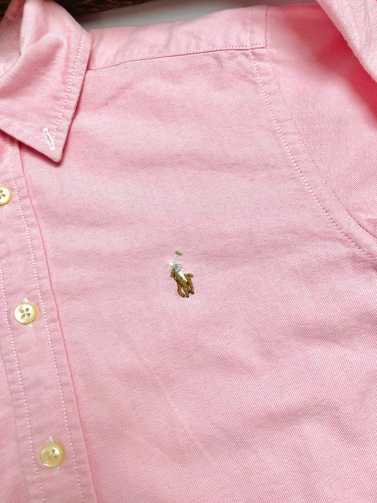 Ralph Lauren Pink Classic Button-Down Shirt